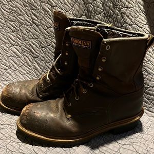 Steel toe work boot